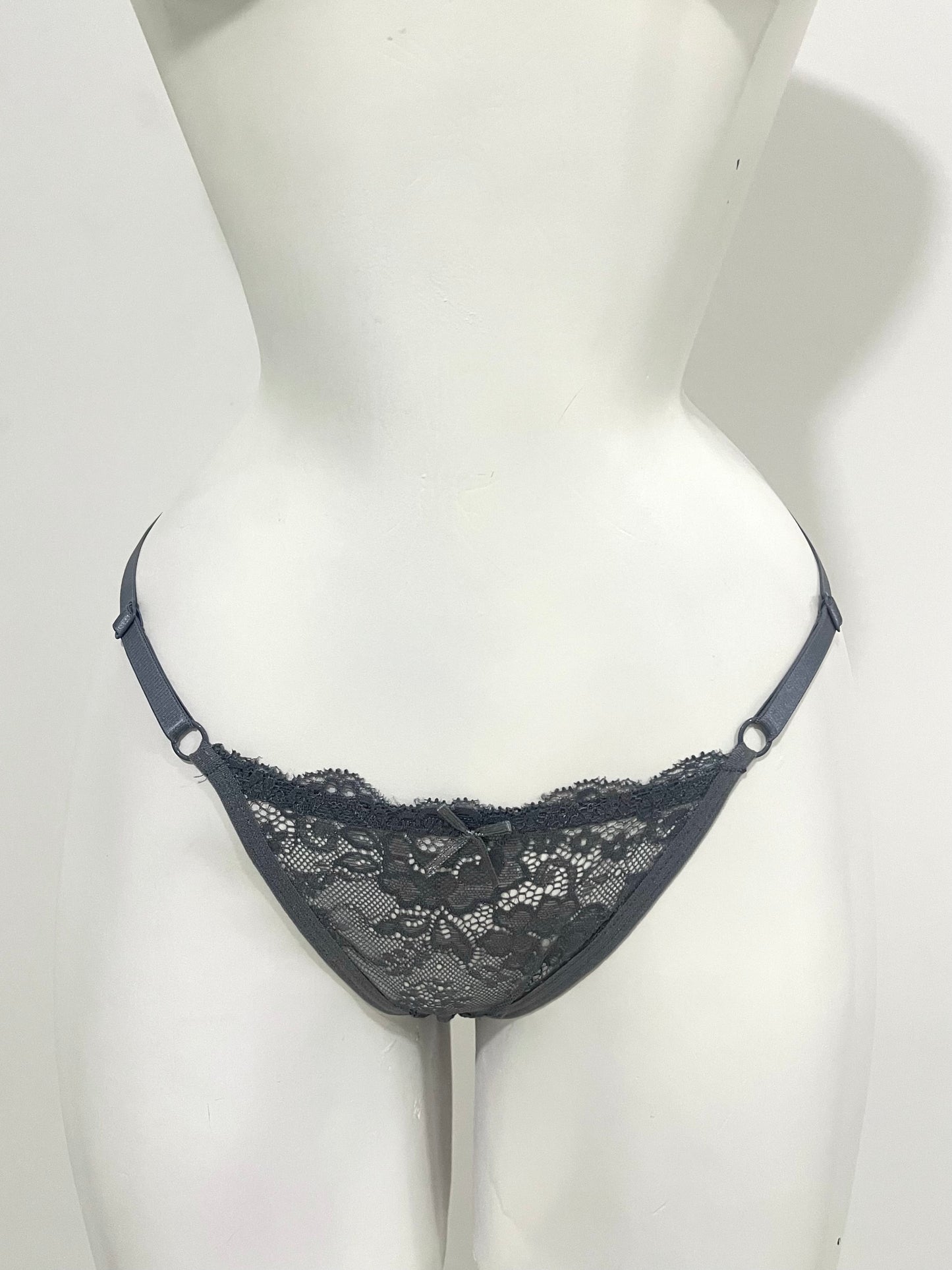 Grey Poem Thong